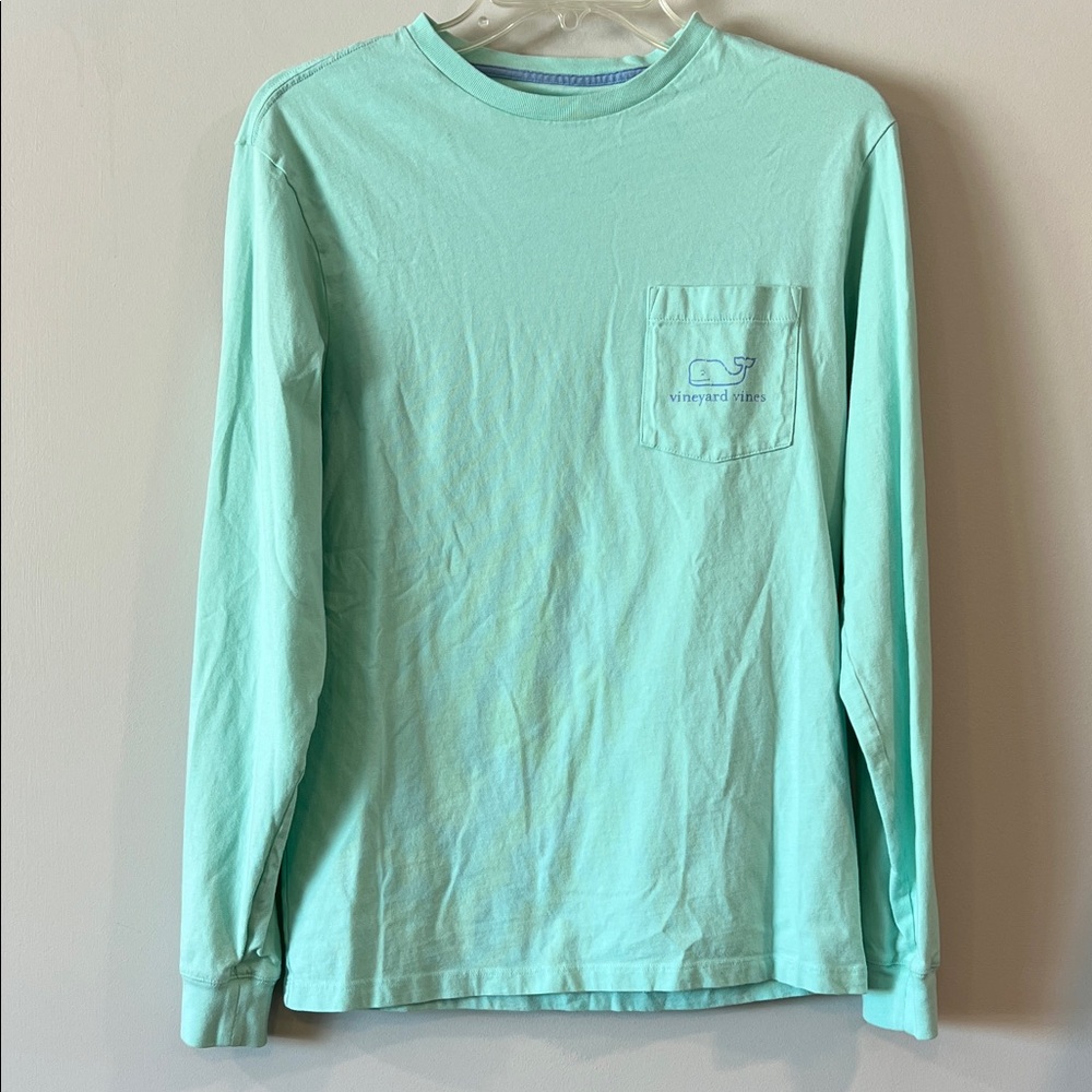 Vineyard Vines - XS, Light Mint Green Long Sleeve Tee